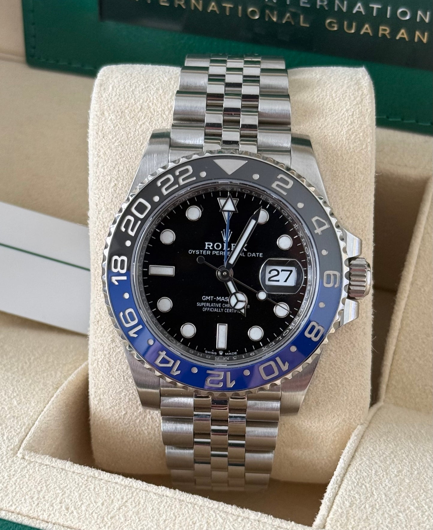 Rolex GMT Master II "Batgirl" 126710BLNR 2023