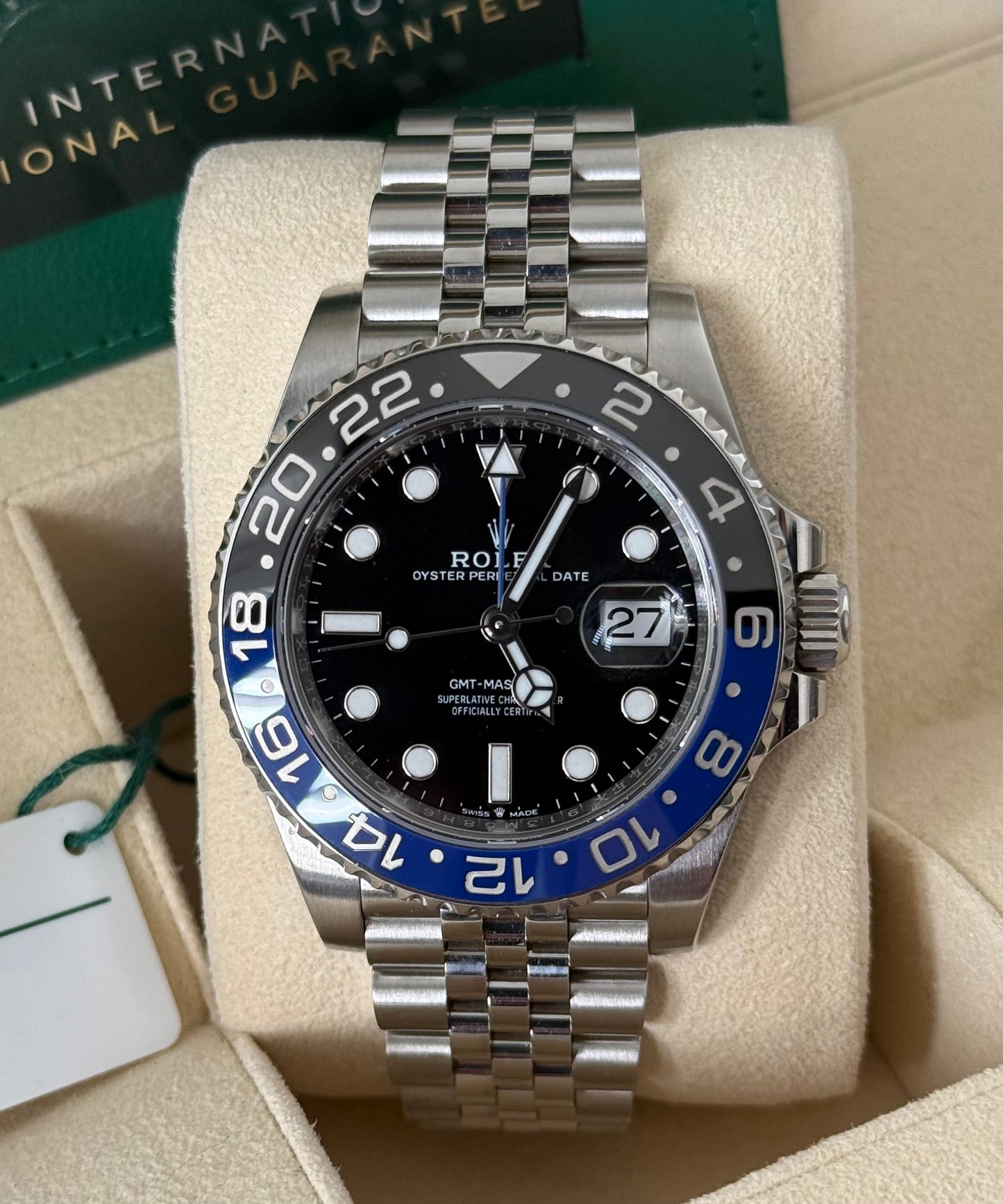 Rolex GMT Master II "Batgirl" 126710BLNR 2023