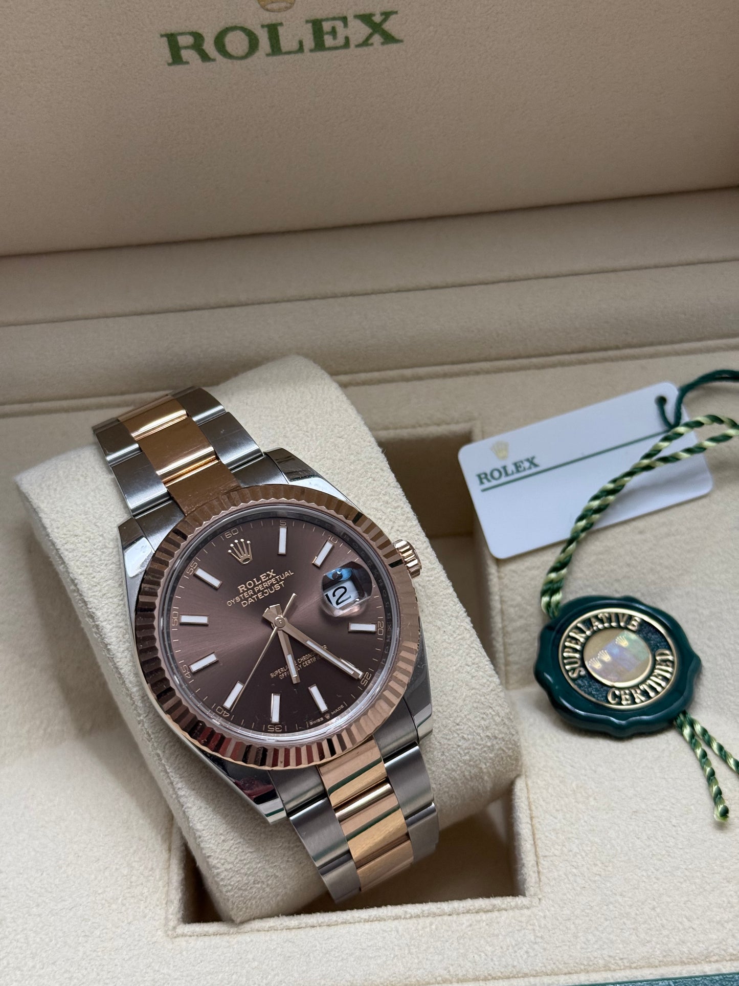 Rolex Datejust 41 Chocolate Dial 126331 2022