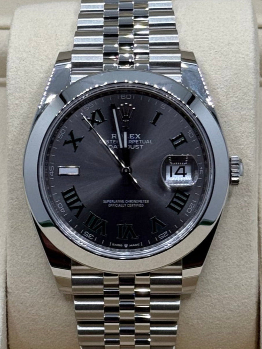 Rolex Datejust 41 Wimbledon Smooth Bezel Unworn 126300 2025