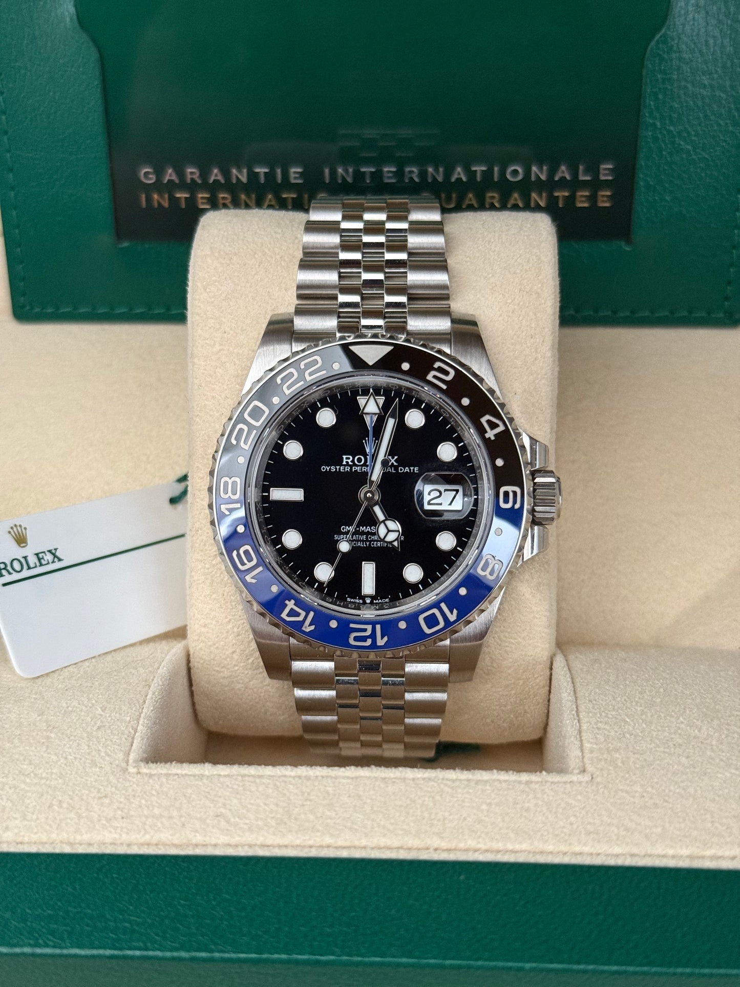 Rolex GMT Master II "Batgirl" 126710BLNR 2023