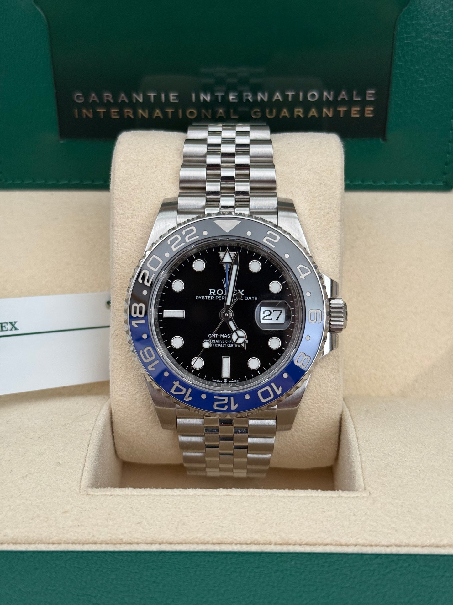 Rolex GMT Master II "Batgirl" 126710BLNR 2023