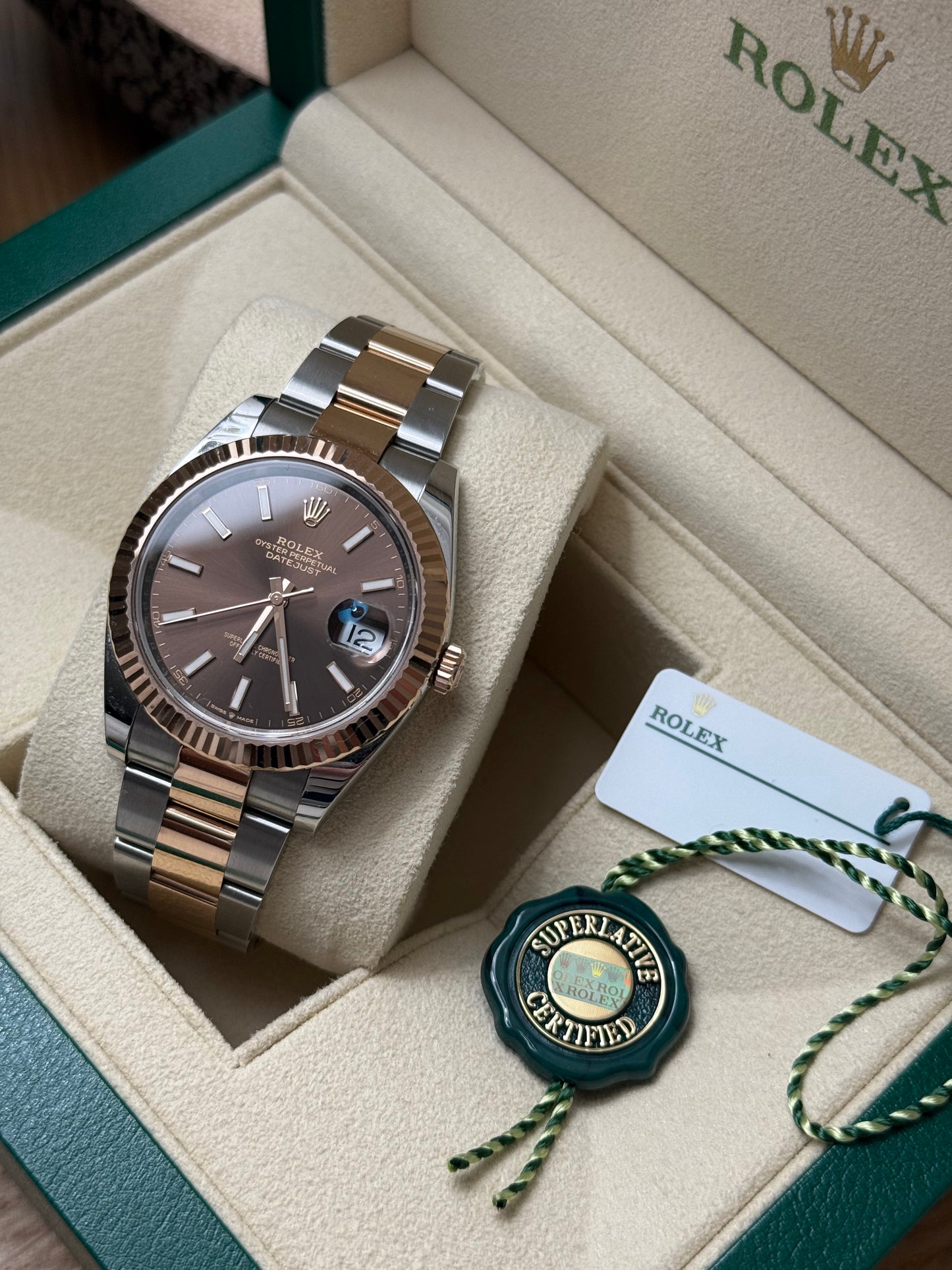 Rolex Datejust 41 Chocolate Dial 126331 2022