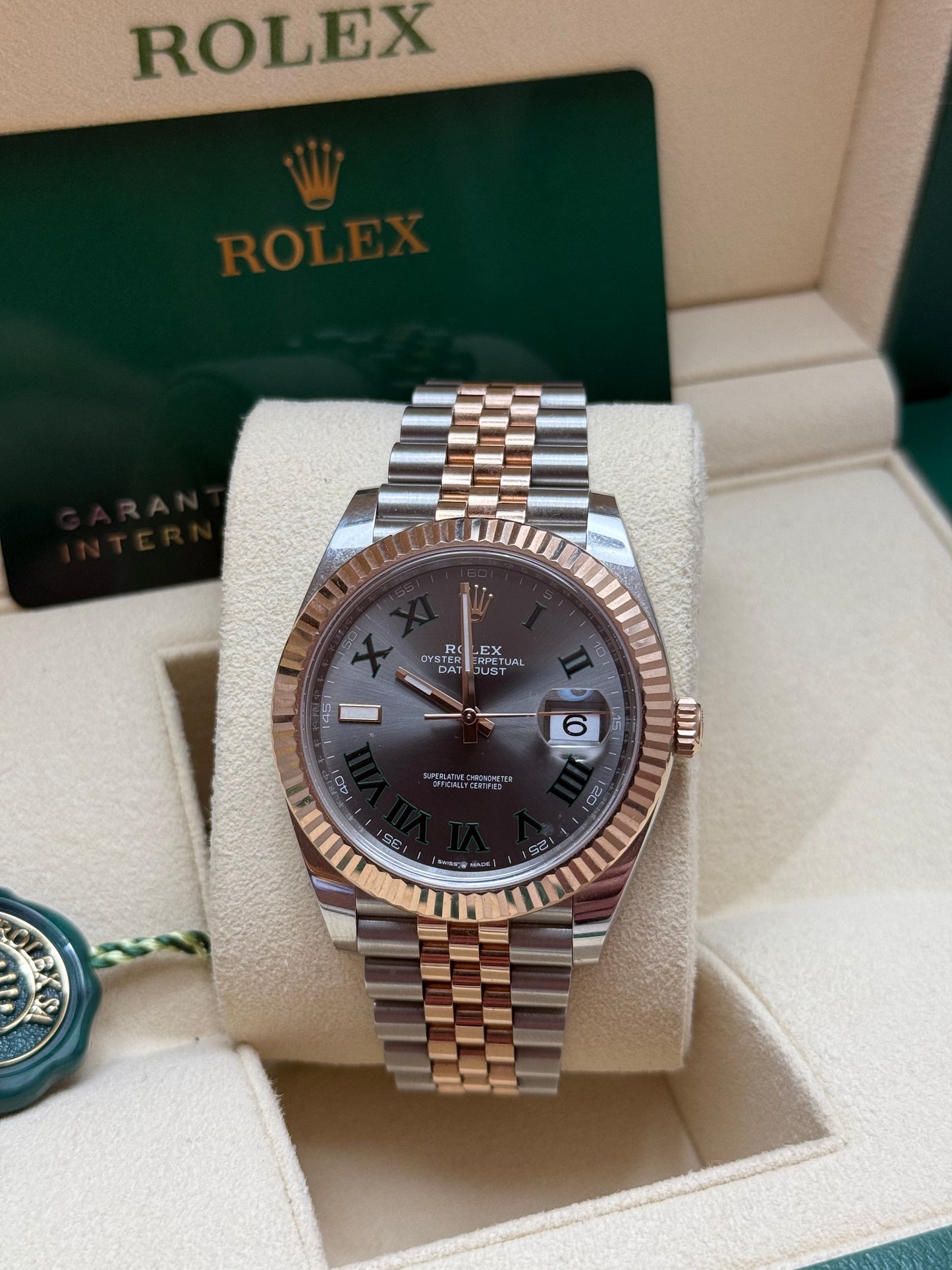 Rolex Datejust 41 Wimbledon 126331 2023