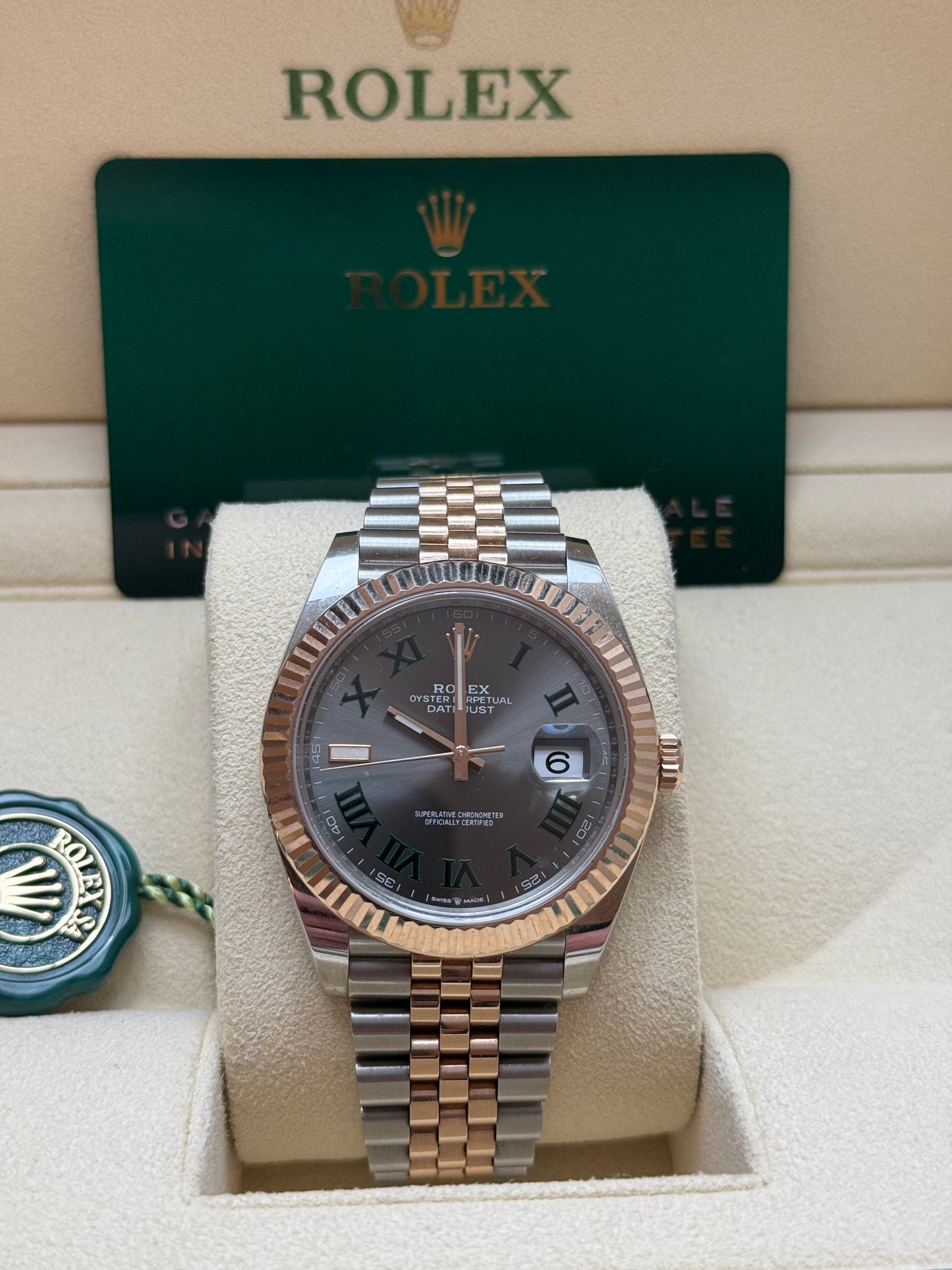 Rolex Datejust 41 Wimbledon 126331 2023