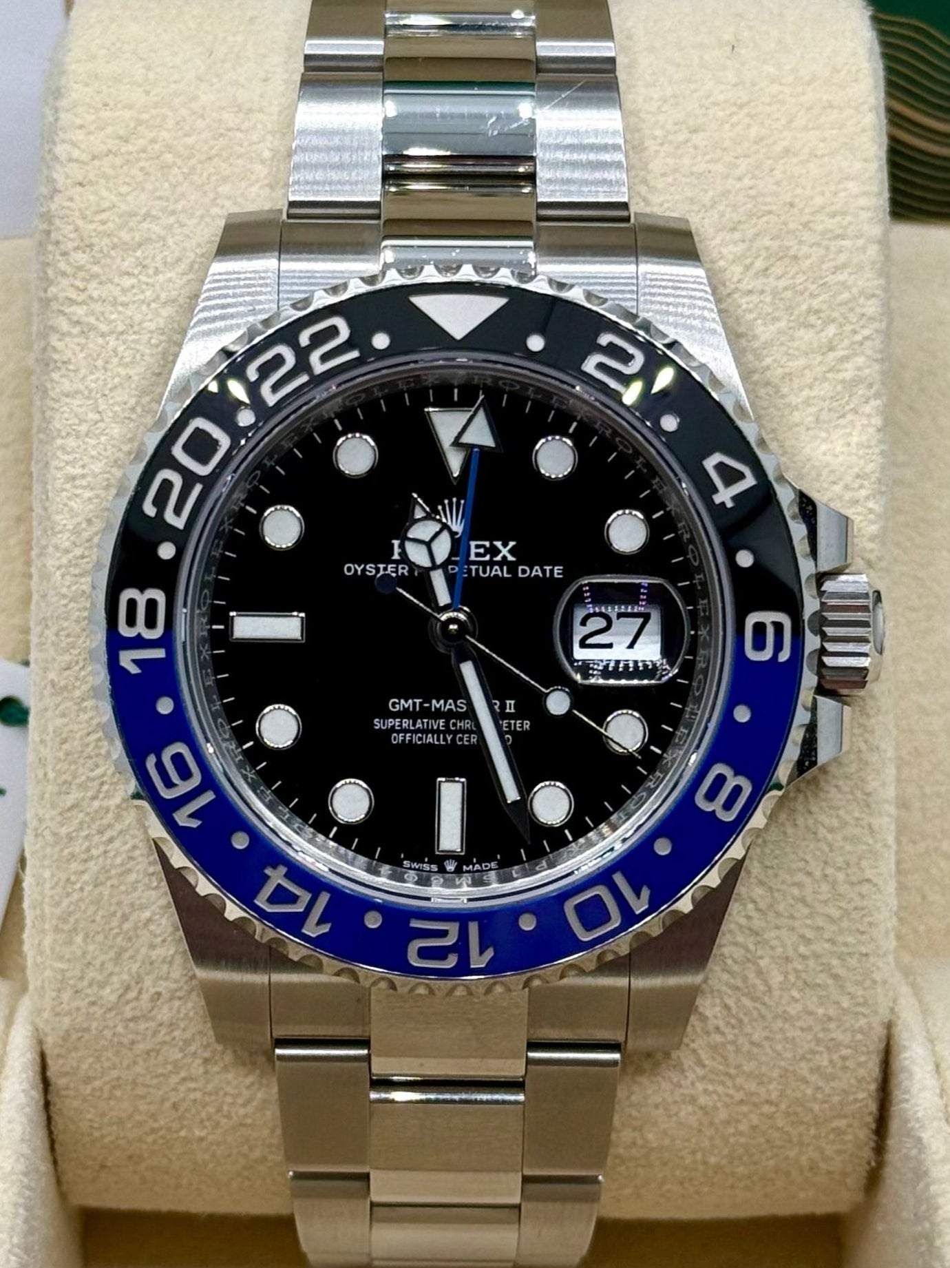 Rolex GMT-Master II "Batman" 126710BLNR 2022 Full Set