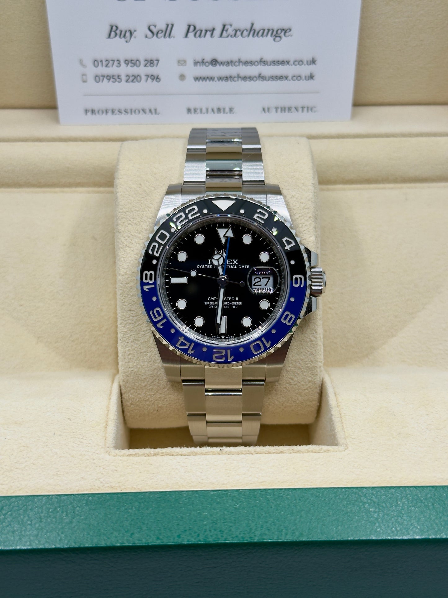 Rolex GMT-Master II "Batman" 126710BLNR 2022 Full Set