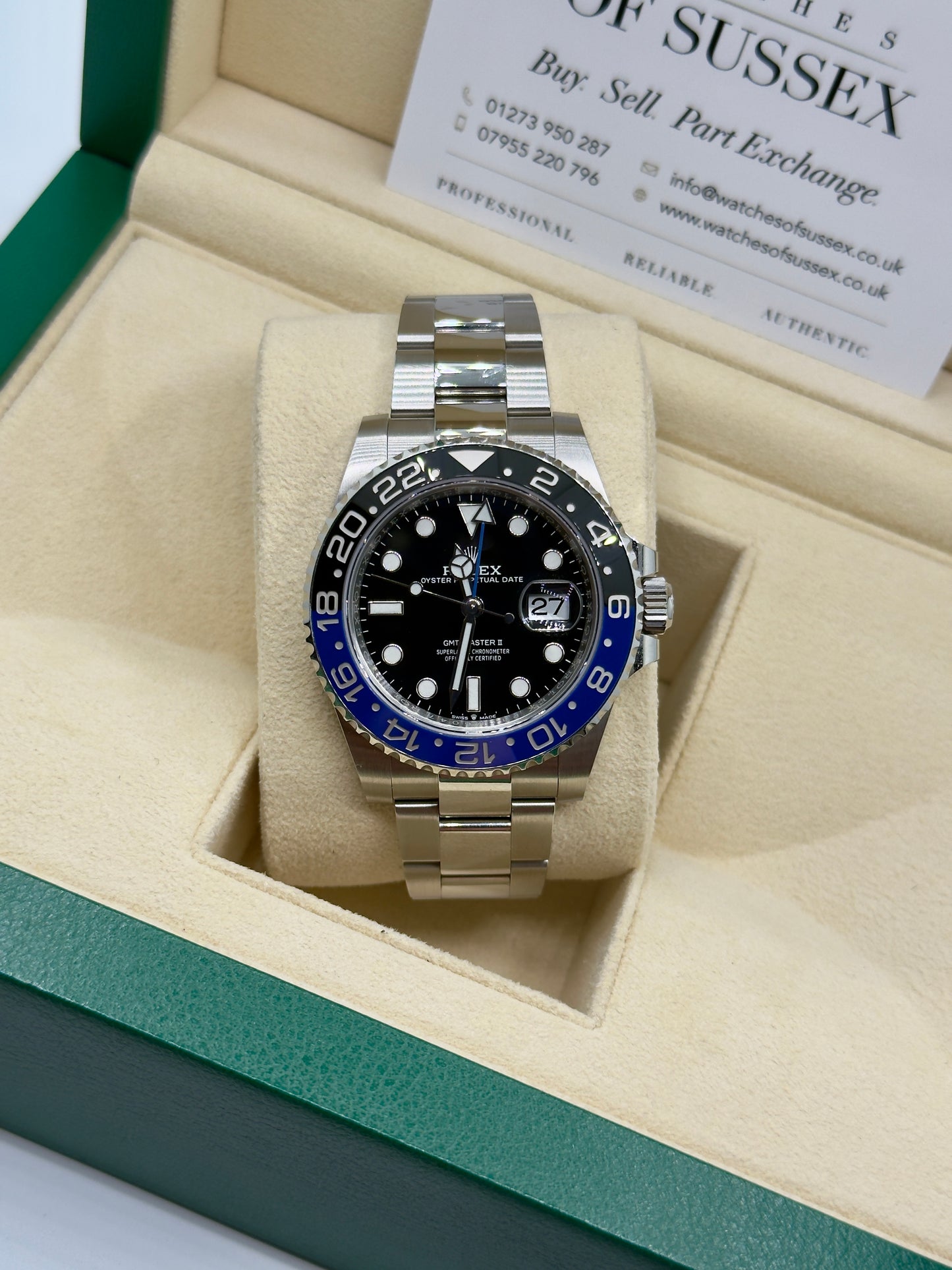 Rolex GMT-Master II "Batman" 126710BLNR 2022 Full Set