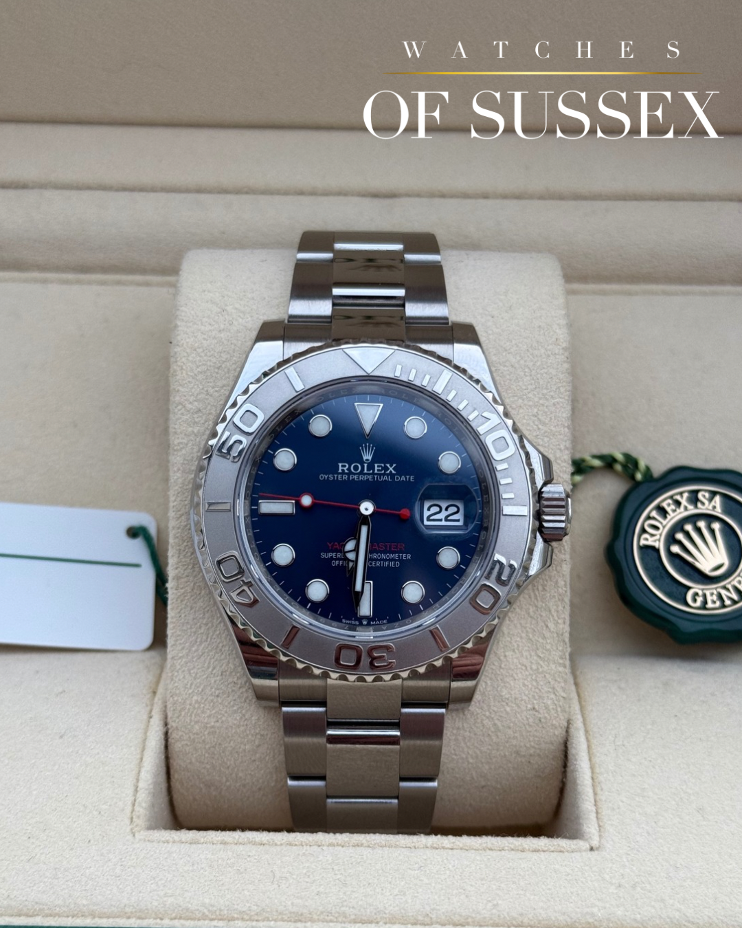 Rolex Yacht Master 40 2023 Blue Dial 126622