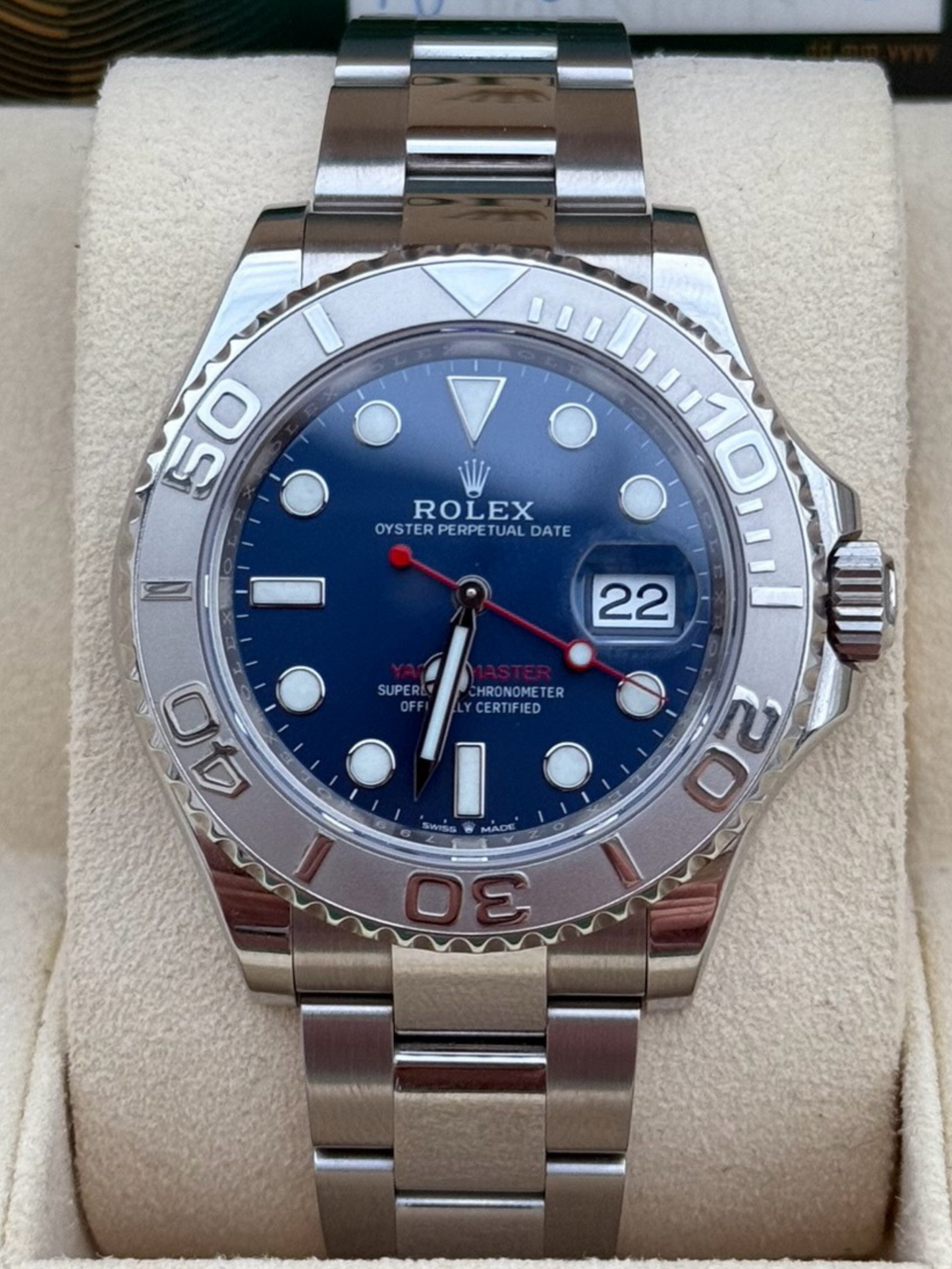 Rolex Yacht Master 40 2023 Blue Dial 126622
