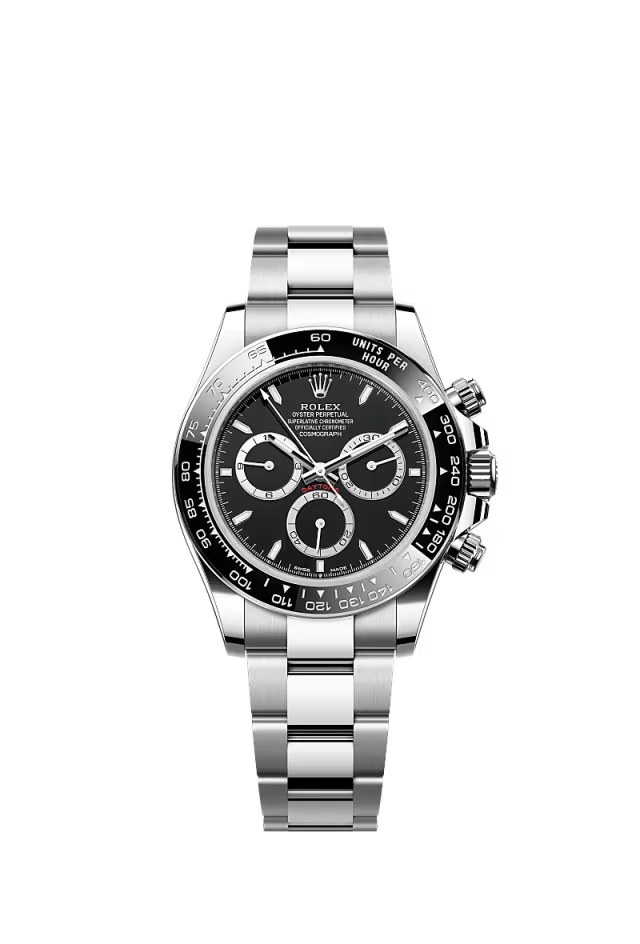 Pre-owned Rolex Cosmograph Daytona Black Dial 40mm