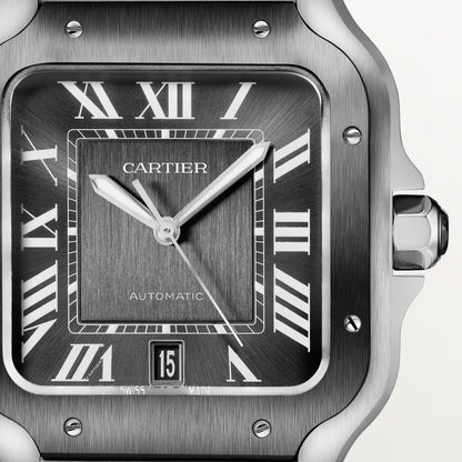 Pre-owned Cartier Santos De Cartier Large ADLC 2025