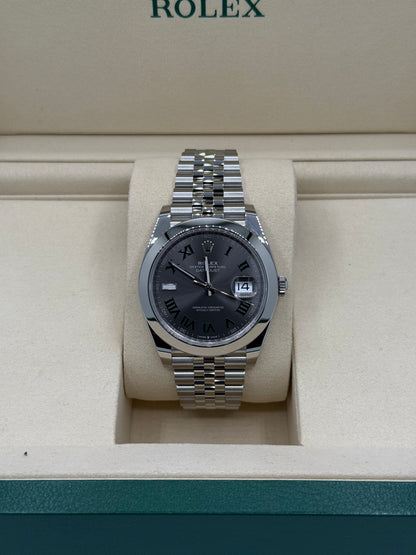 Rolex Datejust 41 Wimbledon Smooth Bezel Unworn 126300 2025