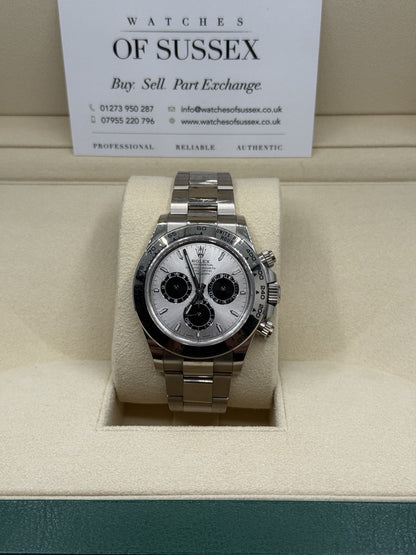 Rolex Daytona 126509 18ct White Gold case and Silver dial.