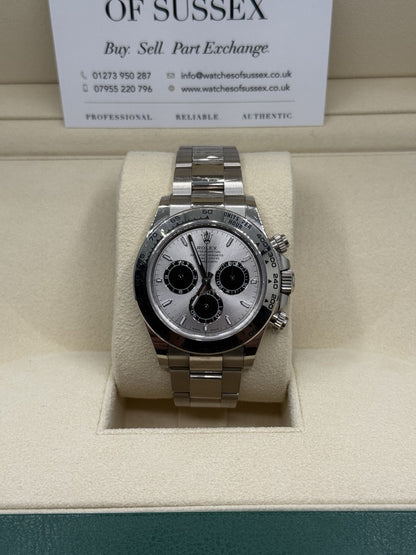 Rolex Daytona 126509 18ct White Gold case and Silver dial.