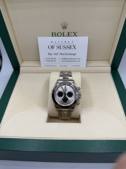 Rolex Daytona 126509 18ct White Gold case and Silver dial.