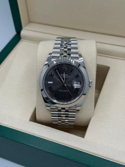 Rolex Datejust 41 Wimbledon Smooth Bezel Unworn 126300 2025