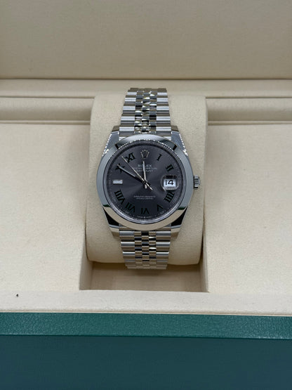 Rolex Datejust 41 Wimbledon Smooth Bezel Unworn 126300 2025
