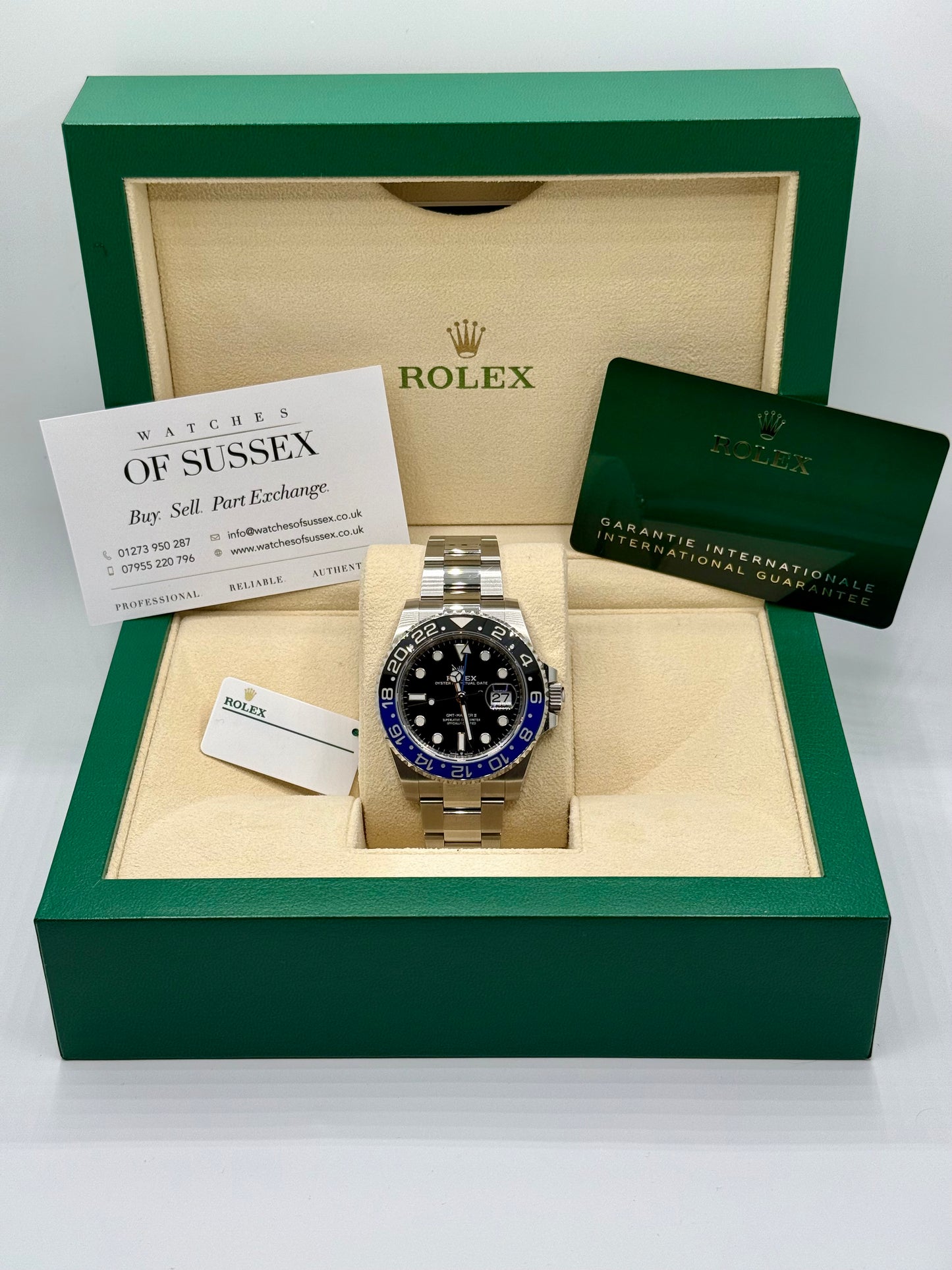 Rolex GMT-Master II "Batman" 126710BLNR 2022 Full Set