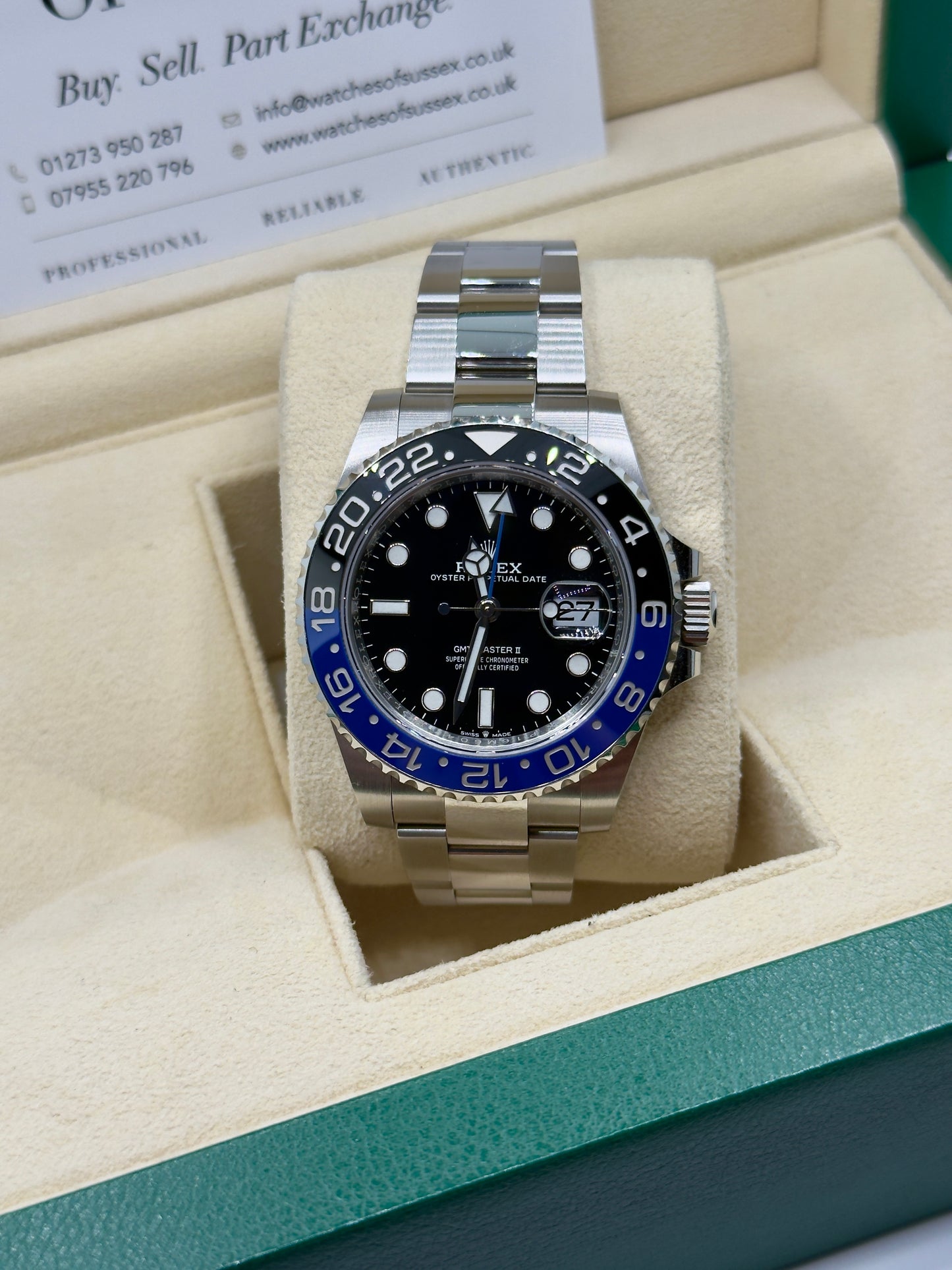 Rolex GMT-Master II "Batman" 126710BLNR 2022 Full Set