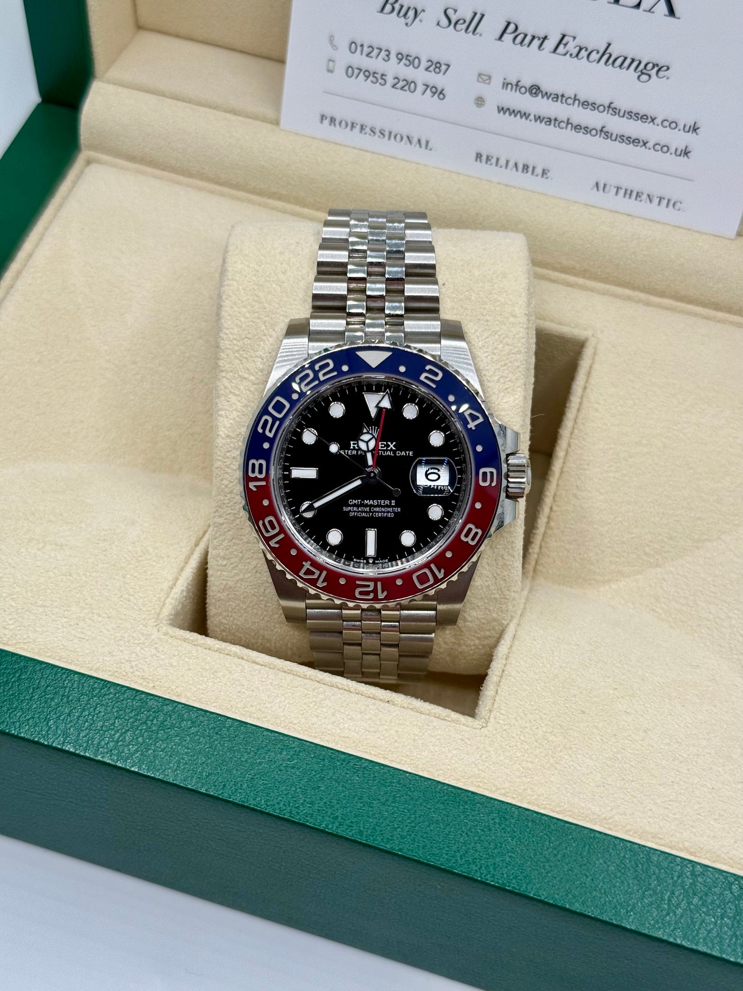 Rolex GMT-Master II "Pepsi" 126710BLRO 2024