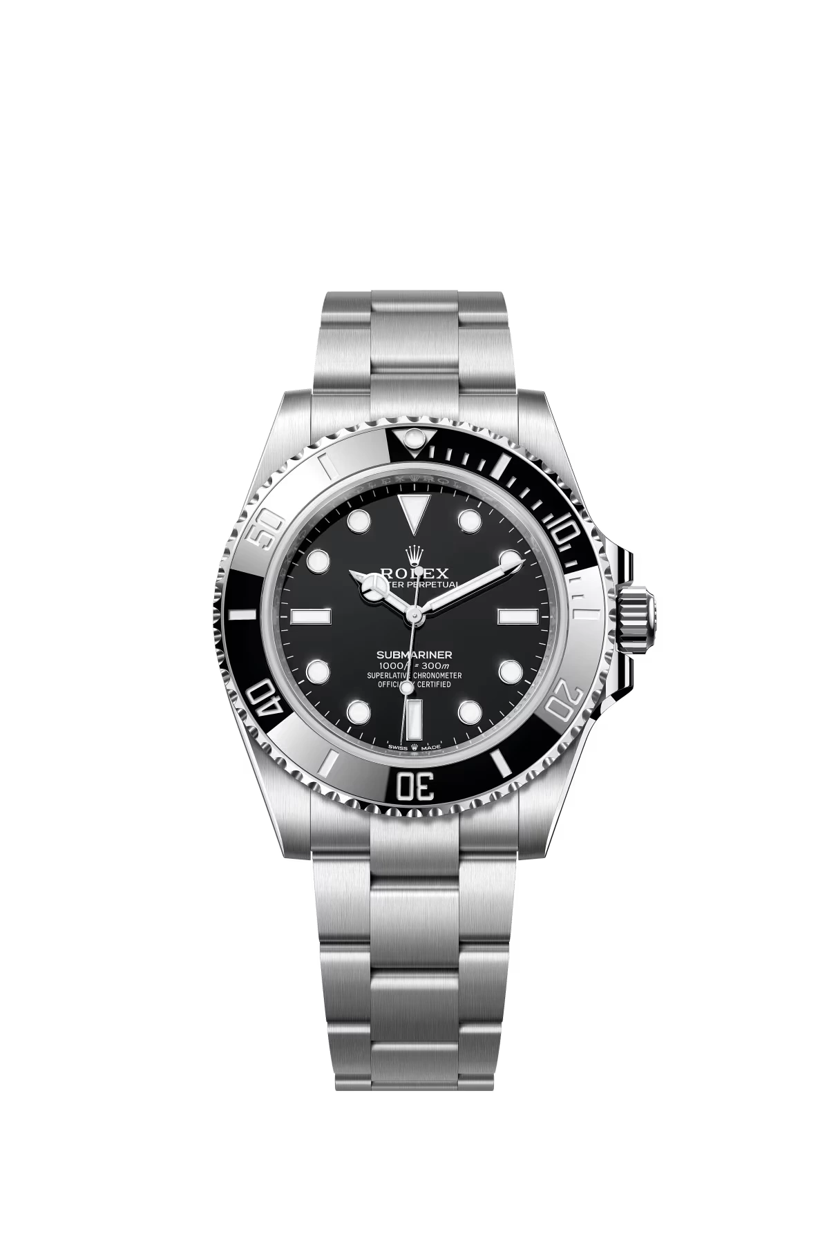 Pre-owned Rolex Submariner 41mm Black Dial No Date