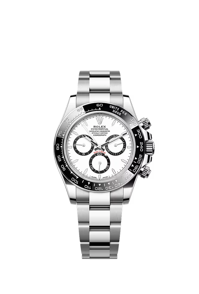 Pre-owned Rolex Cosmograph Daytona White Dial 40mm 'Panda'
