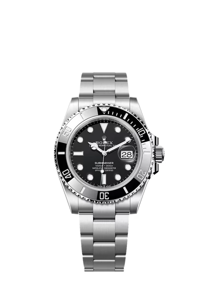 Pre-owned Rolex Submariner Date 41mm Black Dial