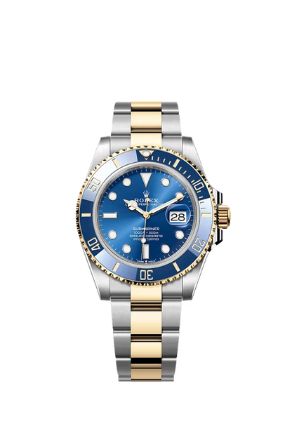 Pre-owned Rolex Submariner Date 41mm Blue Dial 'Bluesy’