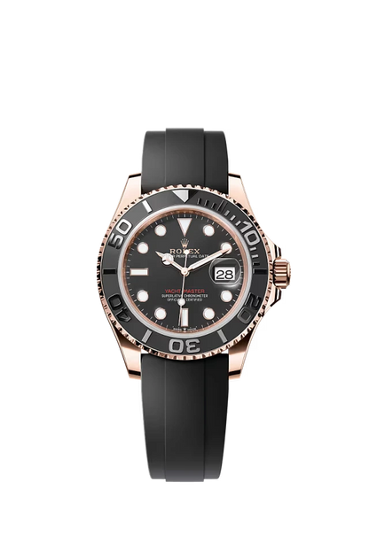 Pre-owned Rolex Yacht-Master Rose Gold Oysterflex 40MM